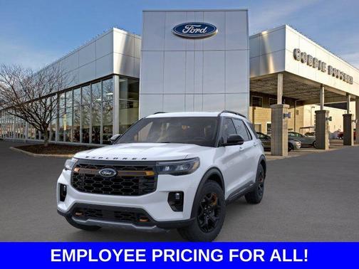 Space White Metallic 2026 Ford Explorer Tremor