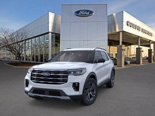 Space White Metallic 2026 Ford Explorer Active