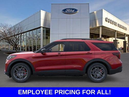 Rapid Red Metallic Tinted Clearcoat 2026 Ford Explorer ST-Line