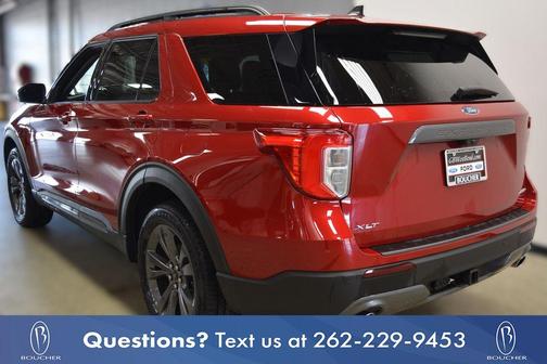 Rapid Red Metallic Tinted Clearcoat 2023 Ford Explorer XLT