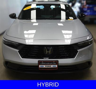 Solar Silver Metallic 2024 Honda Accord Hybrid Sport