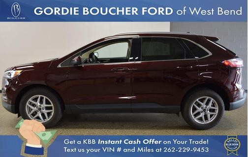 Burgundy Velvet Metallic Tinted Clearcoat 2024 Ford Edge SEL
