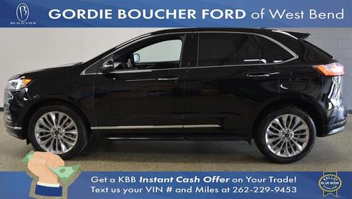 Agate Black Metallic 2024 Ford Edge Titanium