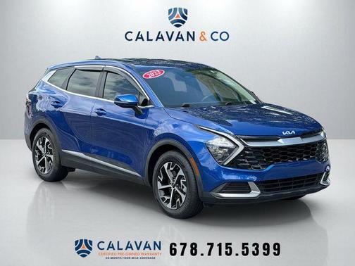 Sapphire Blue 2023 Kia Sportage EX