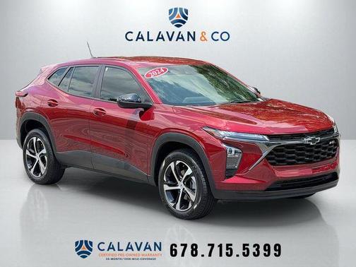 Crimson Metallic 2024 Chevrolet Trax 1RS