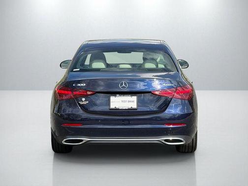 Blue 2023 Mercedes-Benz C-Class C 300 4MATIC