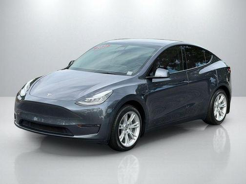 Silver 2021 Tesla Model Y Long Range