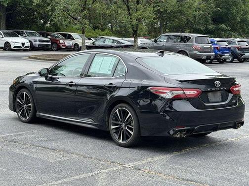 Midnight Black Metallic 2019 Toyota Camry XSE