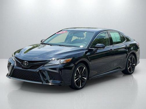 Midnight Black Metallic 2019 Toyota Camry XSE