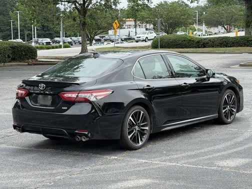 Midnight Black Metallic 2019 Toyota Camry XSE