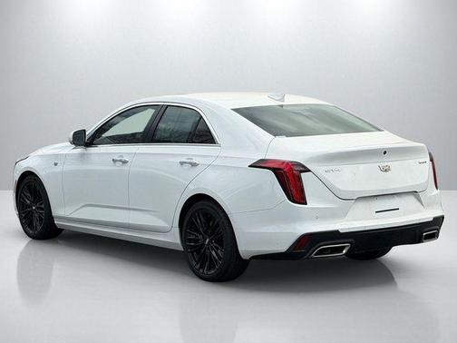 Summit White 2025 Cadillac CT4 Premium Luxury