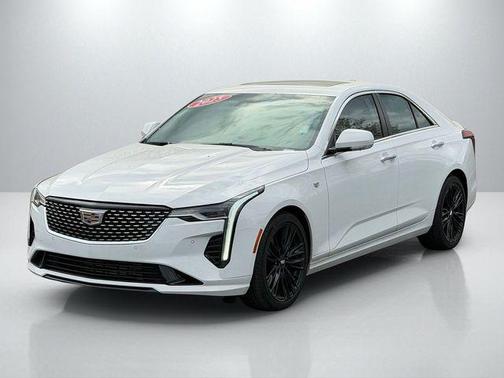 Summit White 2025 Cadillac CT4 Premium Luxury