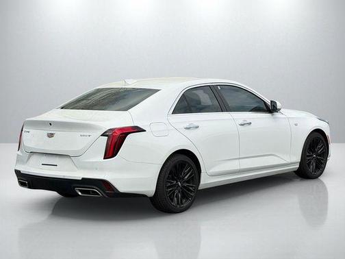 Summit White 2025 Cadillac CT4 Premium Luxury