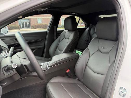 Summit White 2025 Cadillac CT4 Premium Luxury