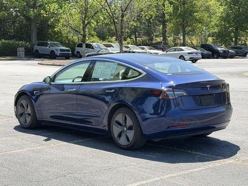 Blue 2018 Tesla Model 3 Mid Range