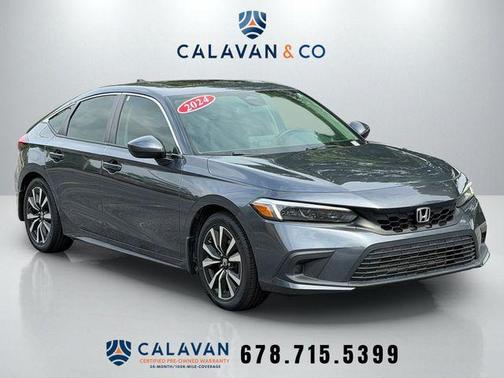 Black 2024 Honda Civic EX-L