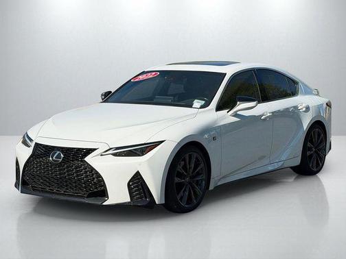 White 2022 Lexus IS 350 F Sport