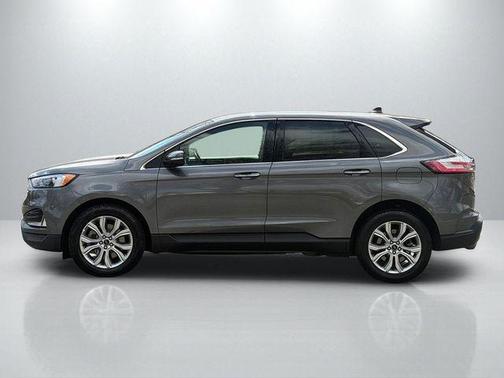 Gray Metallic 2024 Ford Edge Titanium