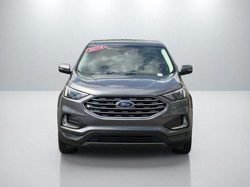 Gray Metallic 2024 Ford Edge Titanium