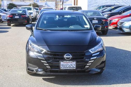 Black 2025 Nissan Versa 1.6 S