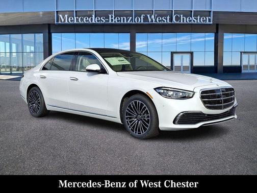 MANUFAKTUR Moonlight White Metallic 2026 Mercedes-Benz S-Class 4MATIC
