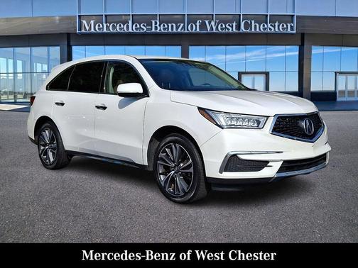 White 2020 Acura MDX 3.5L w/Technology Package