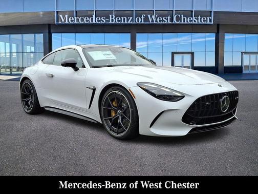 Moonlight White Metallic 2026 Mercedes-Benz AMG GT 55 Base