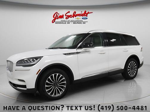 Pristine White 2023 Lincoln Aviator Reserve AWD