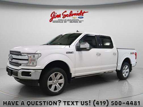 White Platinum Tri-Coat Metallic 2019 Ford F-150 Lariat