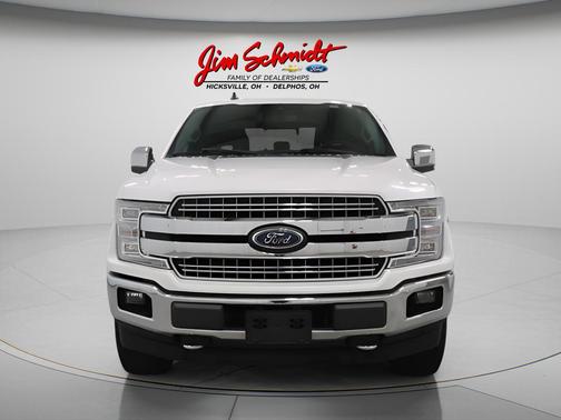 White Platinum Tri-Coat Metallic 2019 Ford F-150 Lariat
