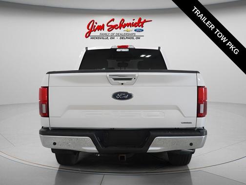 White Platinum Tri-Coat Metallic 2019 Ford F-150 Lariat