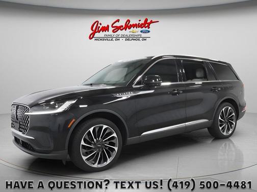 Infinite Black Metallic 2025 Lincoln Aviator Reserve AWD
