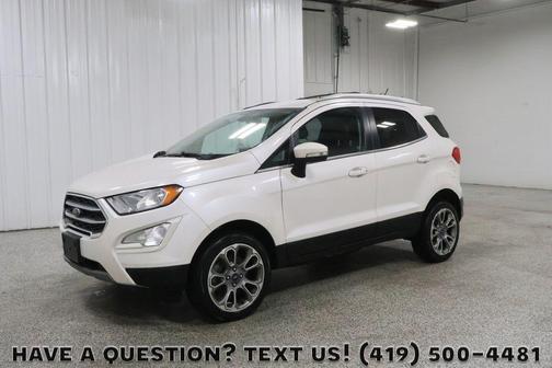 White Platinum Tri-Coat Metallic 2018 Ford EcoSport Titanium