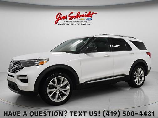 Star White 2021 Ford Explorer Platinum