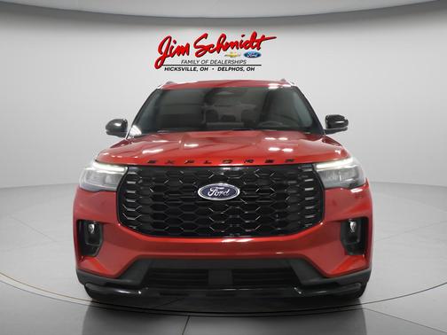 Rapid Red Metallic Tinted Clearcoat 2025 Ford Explorer ST-Line