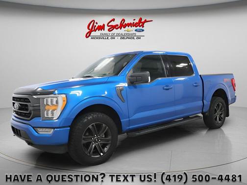Velocity Blue Metallic 2021 Ford F-150 XLT