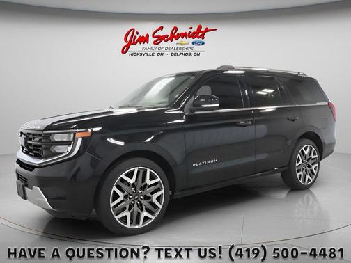 Agate Black Metallic 2025 Ford Expedition Platinum