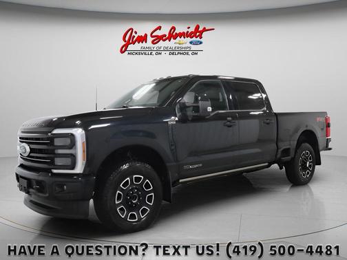 Agate Black Metallic 2025 Ford F-250 Platinum