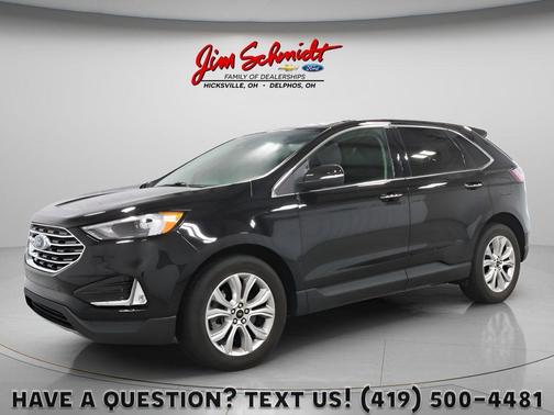 Agate Black Metallic 2024 Ford Edge Titanium