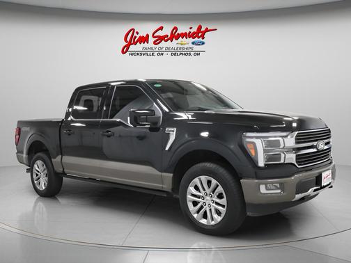 Agate Black Metallic 2025 Ford F-150 King Ranch