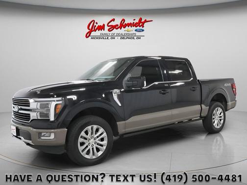 Agate Black Metallic 2025 Ford F-150 King Ranch