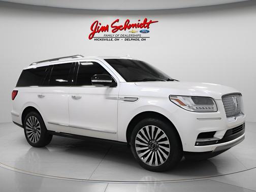 White Platinum Tri-Coat Metallic 2019 Lincoln Navigator Reserve