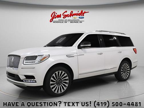 White Platinum Tri-Coat Metallic 2019 Lincoln Navigator Reserve