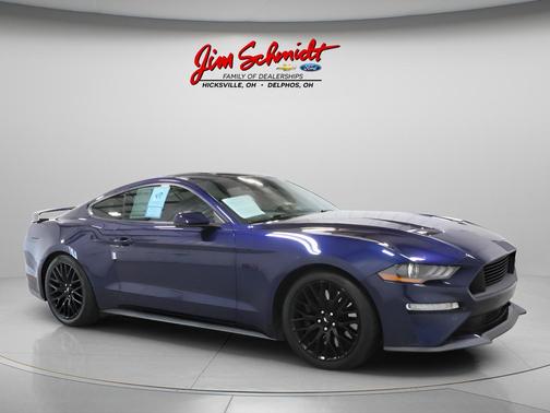 Kona Blue Metallic 2018 Ford Mustang GT Premium