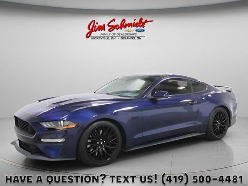 Kona Blue Metallic 2018 Ford Mustang GT Premium