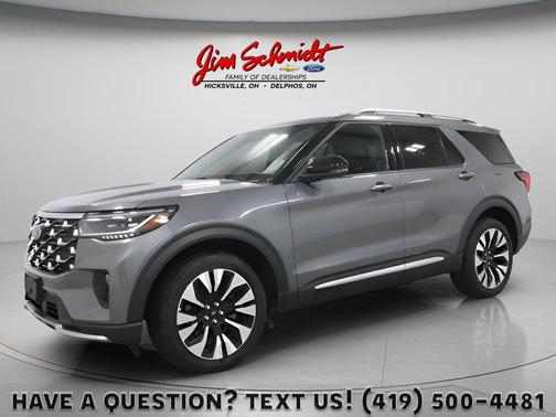 Carbonized Gray Metallic 2025 Ford Explorer Platinum