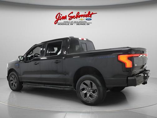Agate Black Metallic 2025 Ford F-150 Lightning LARIAT