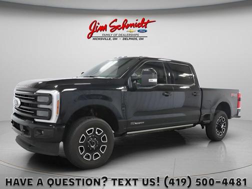 Agate Black Metallic 2025 Ford F-250 Platinum