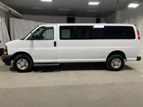 Summit White 2023 Chevrolet Express 3500 LS