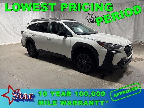 Crystal White Pearl 2025 Subaru Outback Onyx Edition